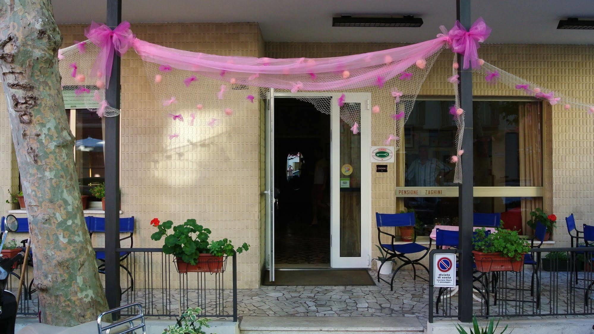 Hotel Zaghini Rimini Exterior foto